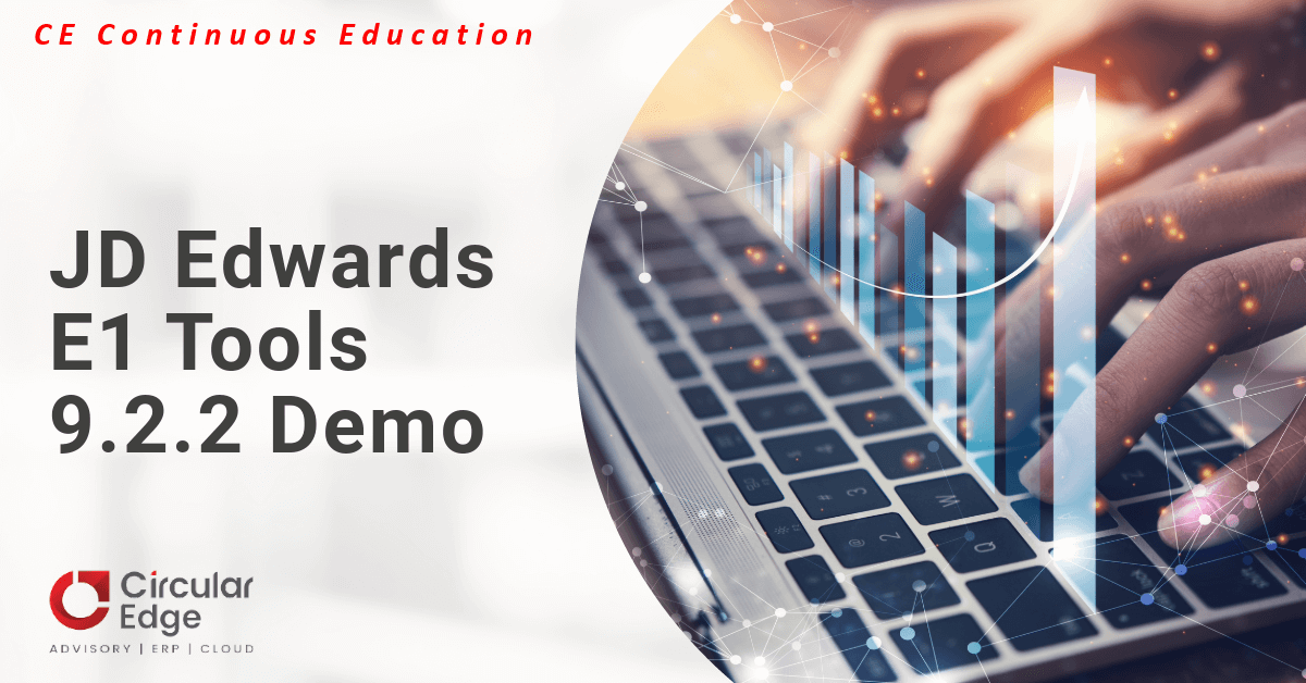 Demo JD Edwards E1 Tools 9.2.2