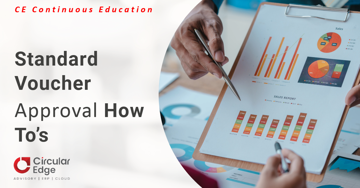 Standard Voucher Approval How To’s