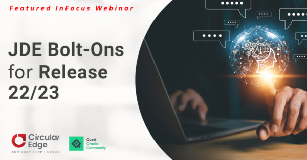 JDE Bolt-Ons for Release 22/23 JDE Bolt-Ons for Release 22/23