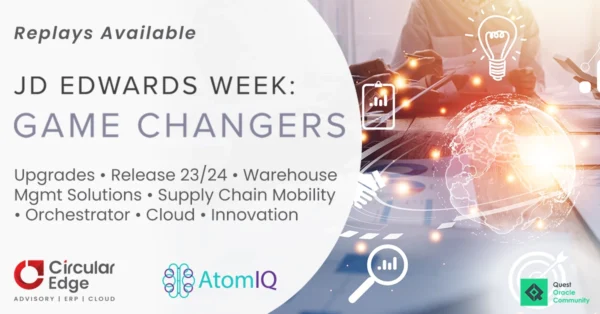 Quest JD Edwards Week Gamechangers