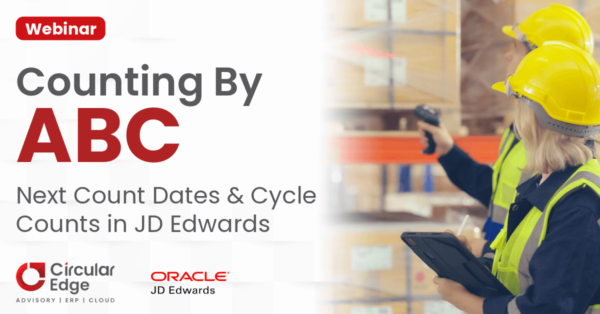 Counting By ABC – Next Count Dates and Cycle Counts in JDE Counting By ABC - Next Count Dates and Cycle Counts in JDE