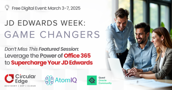 Quest JDE Week Gamechangers March 2025 Header